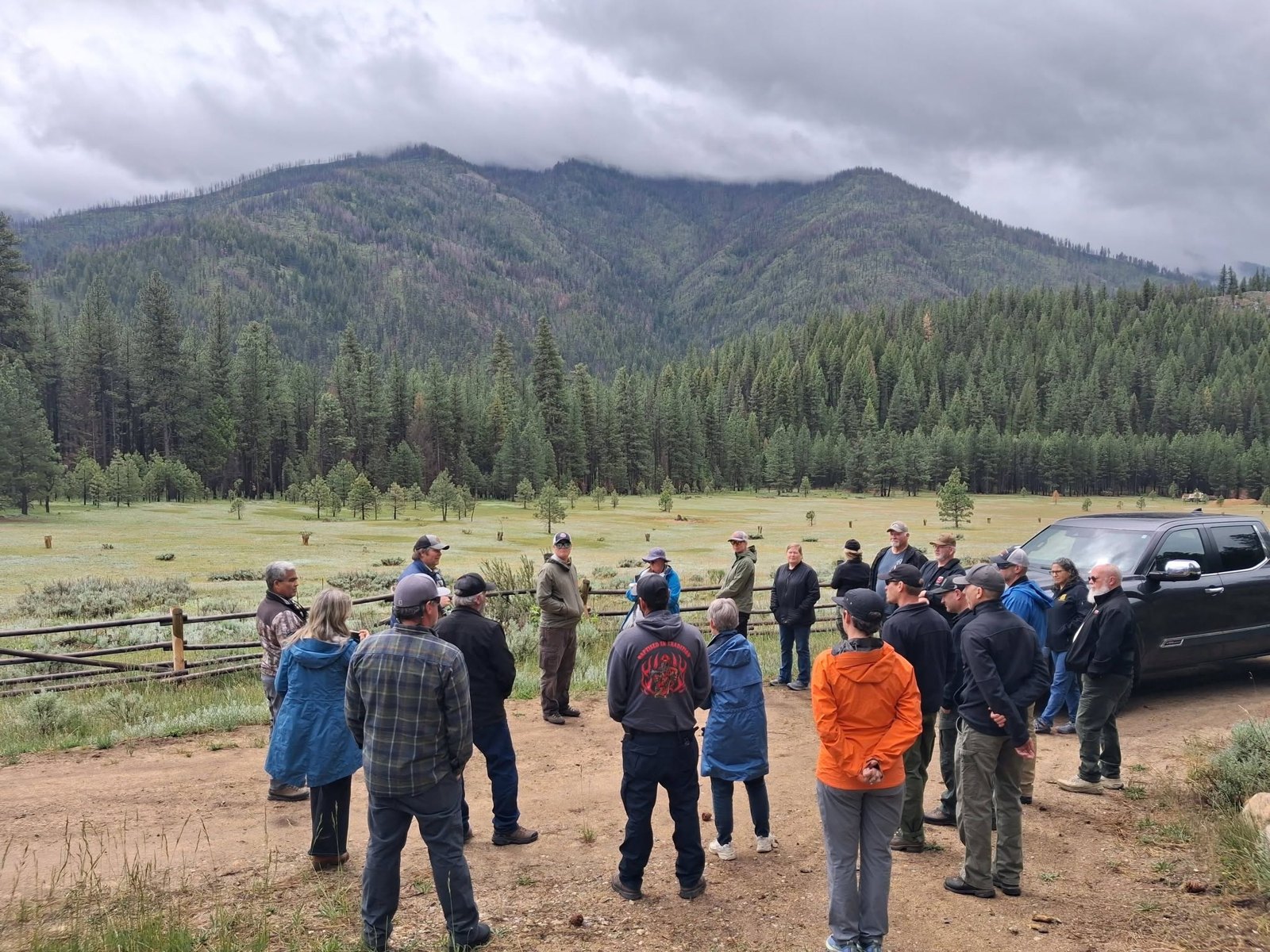 Neighbors, friends, and partners gathered in Hanging Valley